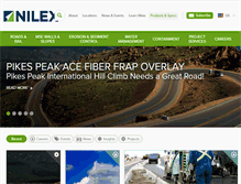 Tablet Screenshot of nilex.com